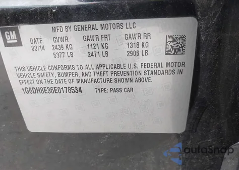 2014 Cadillac Cts Premium z USA, uszkodzony, nr VIN 1G6DH8E36E0178534